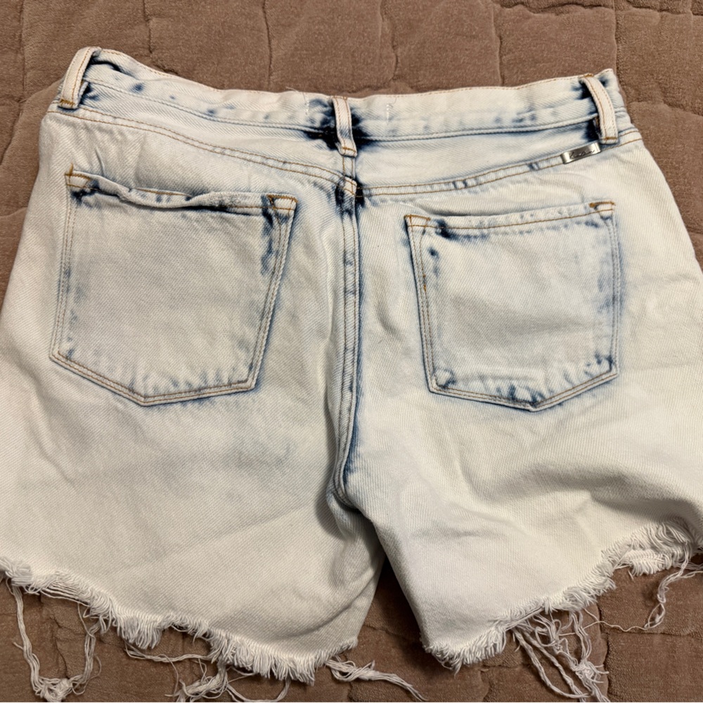 KanCan Light Blue Distressed Women Shorts
